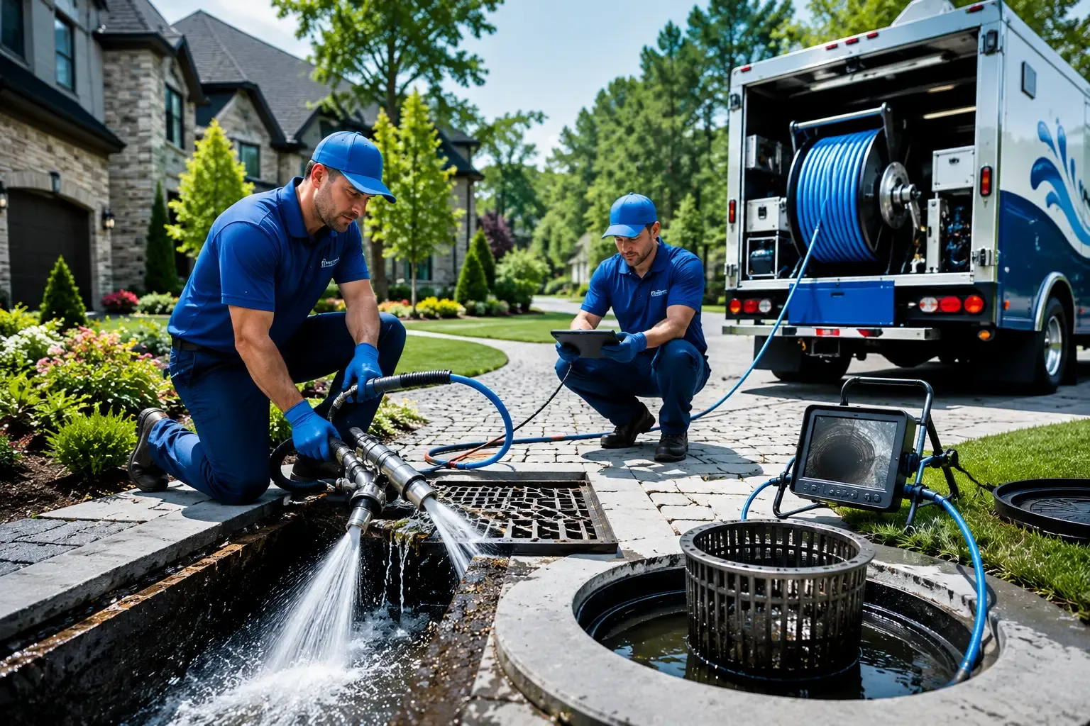Local outdoor drain cleaning professionals in Nazareth, MI